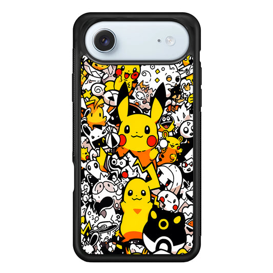 Pokemon Pikachu Doodle iPhone 17 Air Case - Xtracase