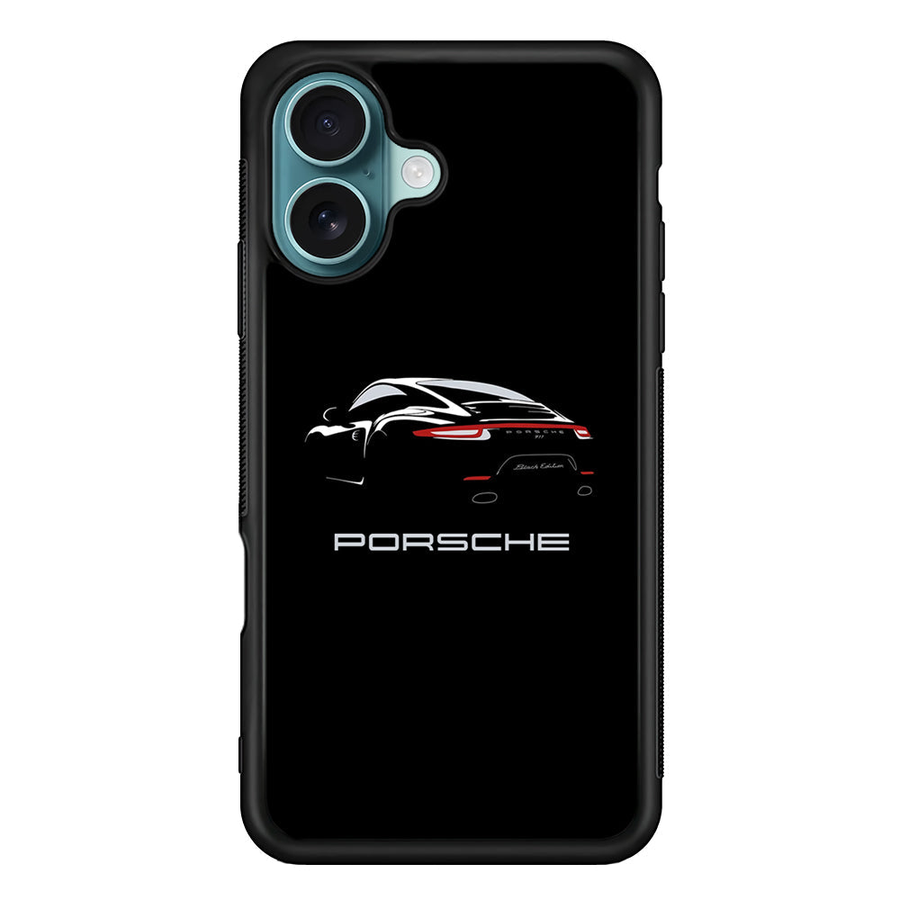 Porsche Black Edition iPhone 16 Plus Case - Xtracase