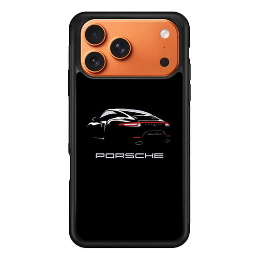 Porsche Black Edition iPhone 17 Pro Max Case