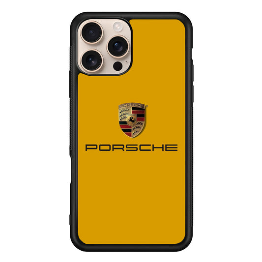Porsche Small and Simply iPhone 16 Pro Max Case - Xtracase