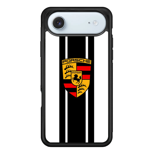 Porsche Stripe White Emblem iPhone 17 Air Case - Xtracase