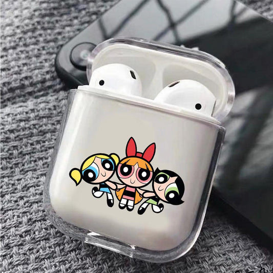 Powerpuff Girls Teammate Protective Clear Case Cover For Apple Airpods-Xtracase