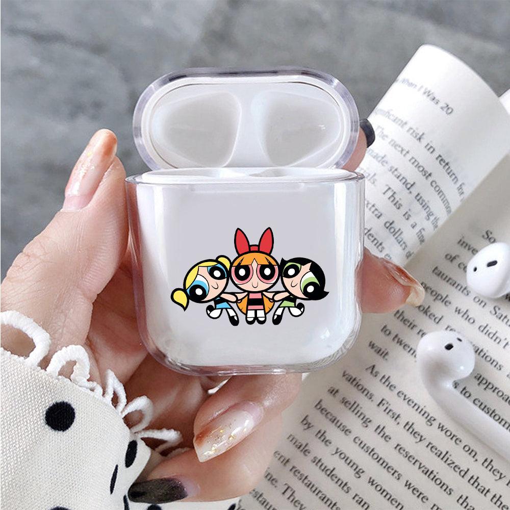 Powerpuff Girls Teammate Protective Clear Case Cover For Apple Airpods-Xtracase