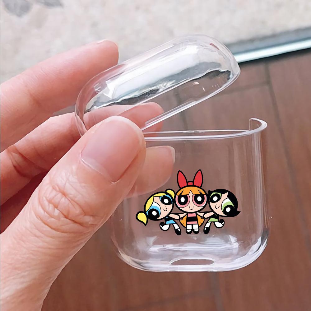 Powerpuff Girls Teammate Protective Clear Case Cover For Apple Airpods-Xtracase