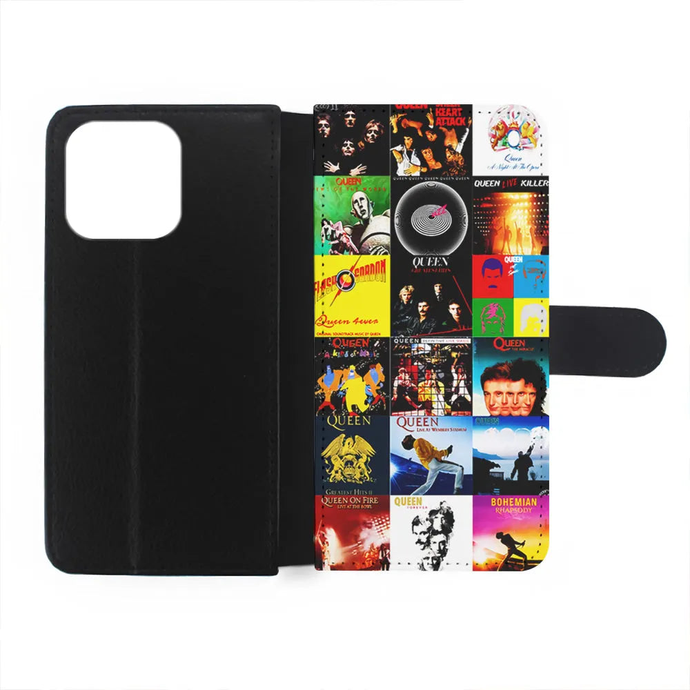 Queen Album Aesthetic iPhone 13 Pro Case-Flip Wallet Case-Xtracase
