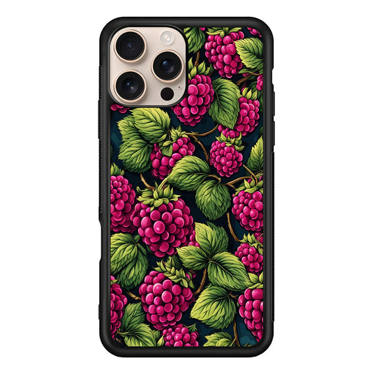 Raspberry Fresh Tropical Fruit iPhone 16 Pro Max Case - iPhone 16 Pro Max