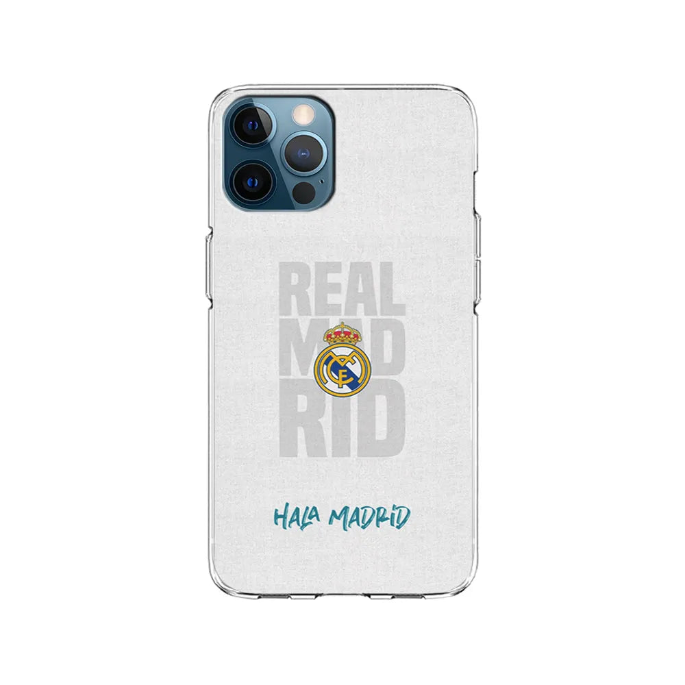 Real Madrid Hala Madrid iPhone 13 Pro Max Case-Clear Soft Case-Xtracase