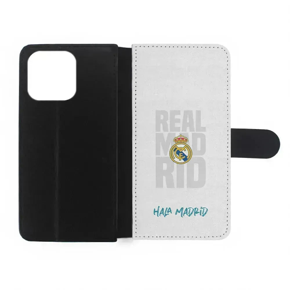 Real Madrid Hala Madrid iPhone 13 Mini Case-Flip Wallet Case-Xtracase