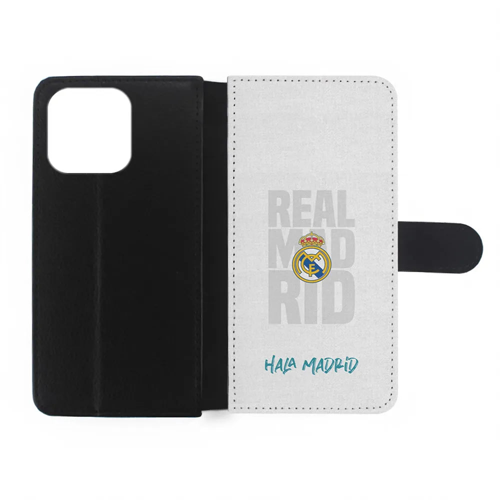 Real Madrid Hala Madrid iPhone 13 Pro Max Case-Flip Wallet Case-Xtracase