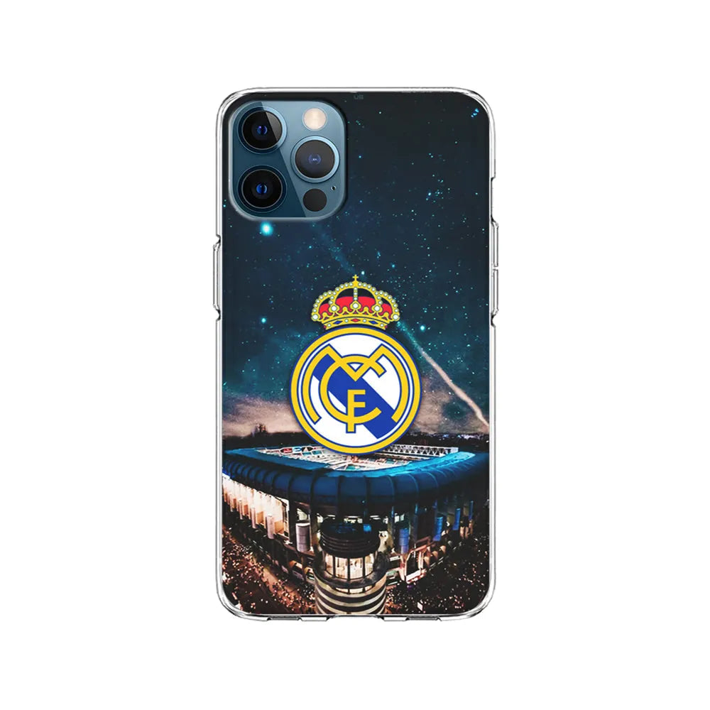 Real Madrid Santiago Bernabeu iPhone 13 Pro Case-Clear Soft Case-Xtracase