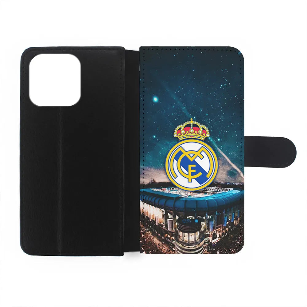Real Madrid Santiago Bernabeu iPhone 13 Pro Case-Flip Wallet Case-Xtracase
