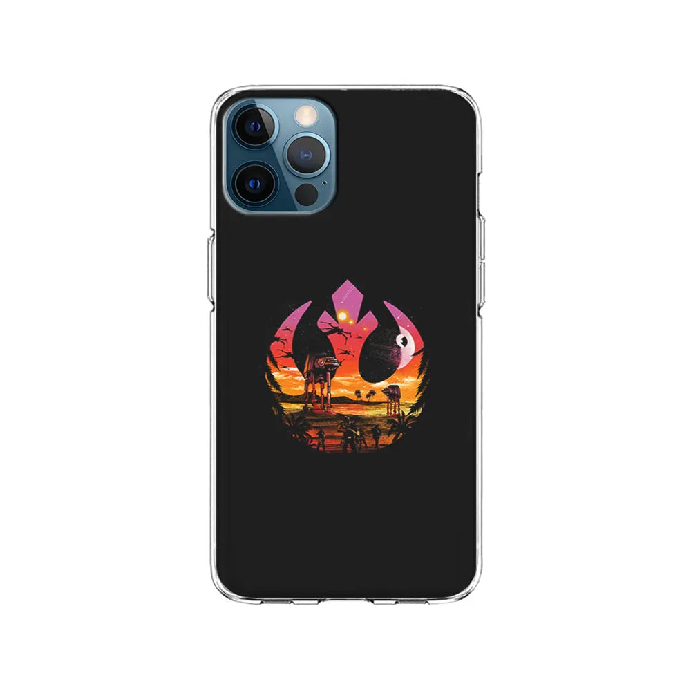 Rebel Alliance Logo Star Wars iPhone 13 Pro Case-Clear Soft Case-Xtracase