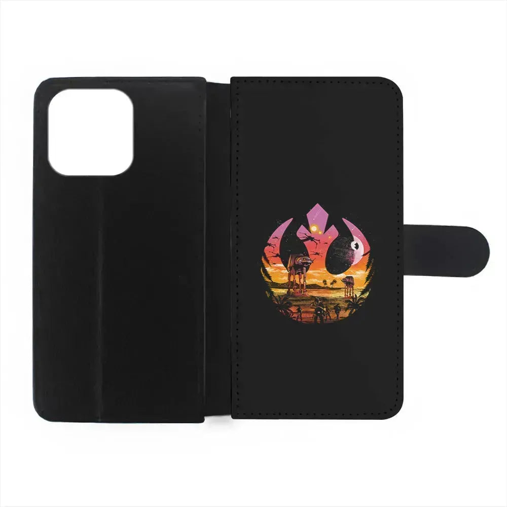 Rebel Alliance Logo Star Wars iPhone 13 Mini Case-Flip Wallet Case-Xtracase
