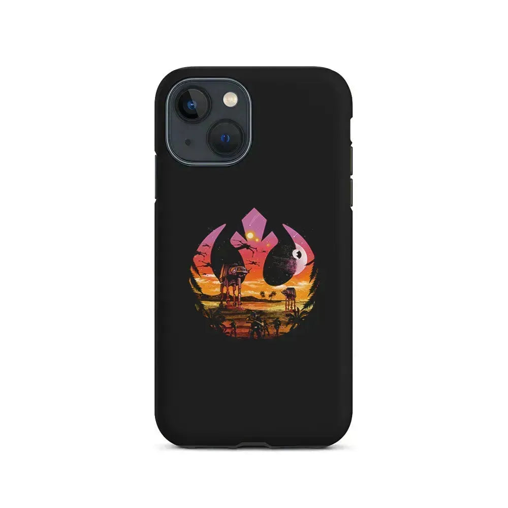 Rebel Alliance Logo Star Wars iPhone 13 Mini Case-2 in 1 Tough Case-Xtracase
