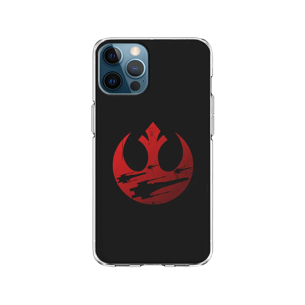 Rebel Alliance Star Wars Red iPhone 13 Pro Case-Clear Soft Case-Xtracase