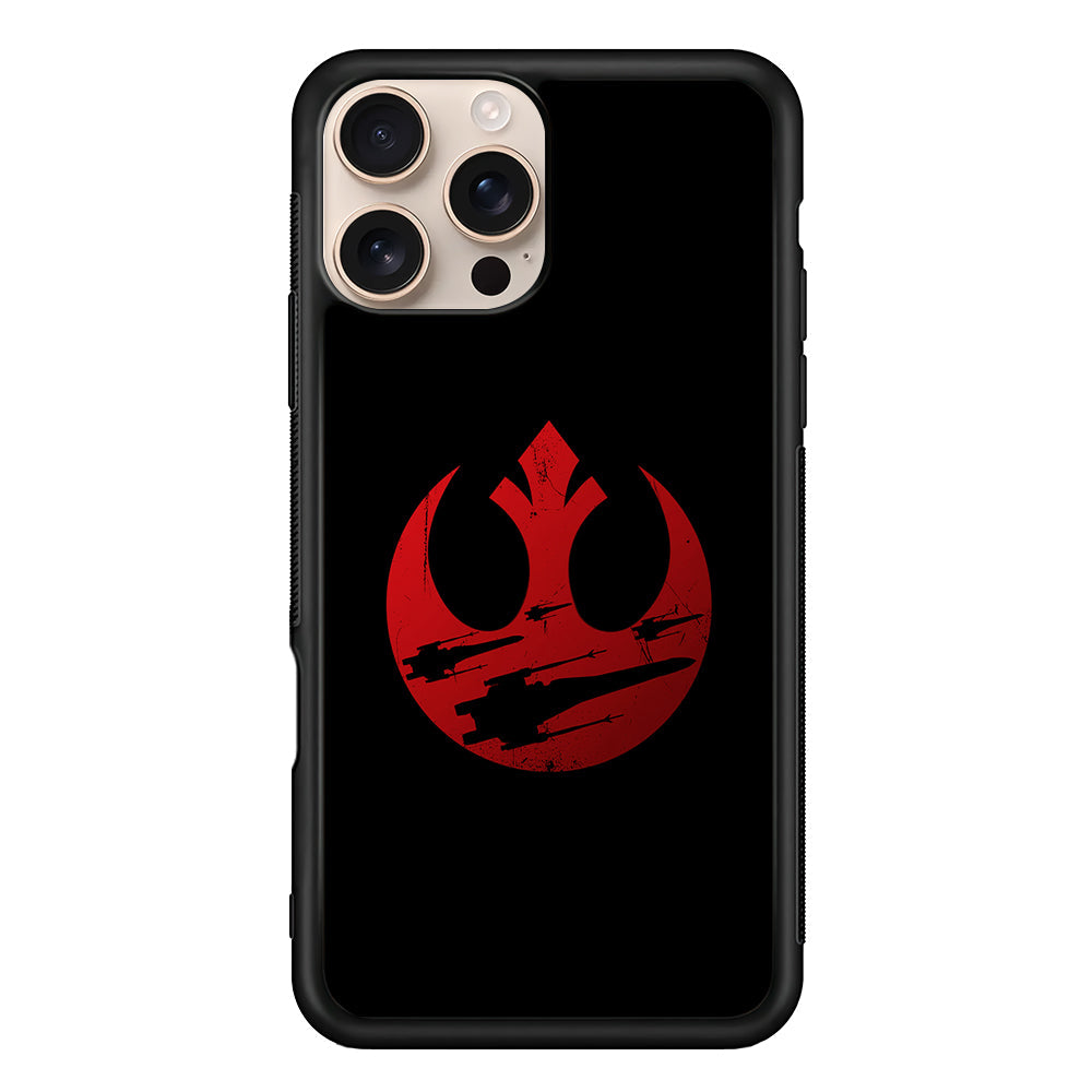 Rebel Alliance Star Wars Red iPhone 16 Pro Max Case - iPhone 16 Pro Max