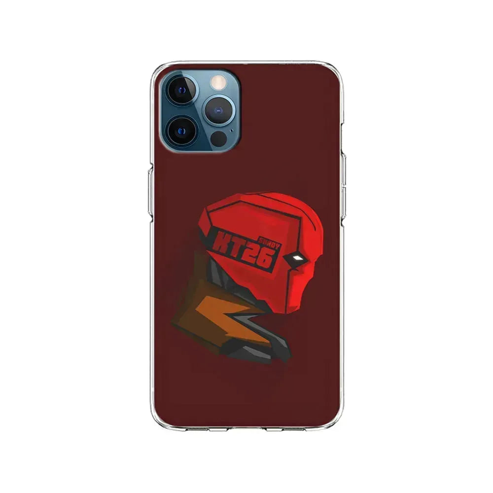 Red Hood Pop Head iPhone 15 Pro Max Case-Clear Soft Case-Xtracase