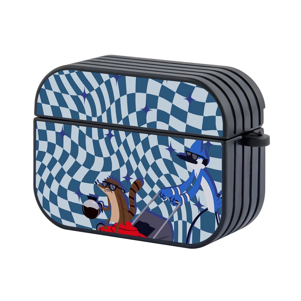 Regular Show Coffee makes Work Relax Hard Plastic Case Cover For Apple Airpods Pro 2-Xtracase