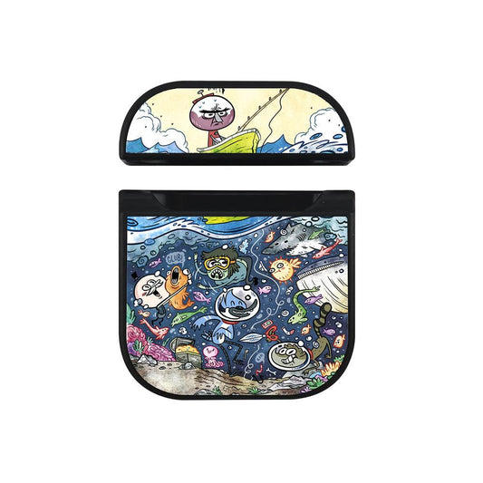 Regular Show Dive Prank Friends Hard Plastic Case Cover For Apple Airpods-Xtracase