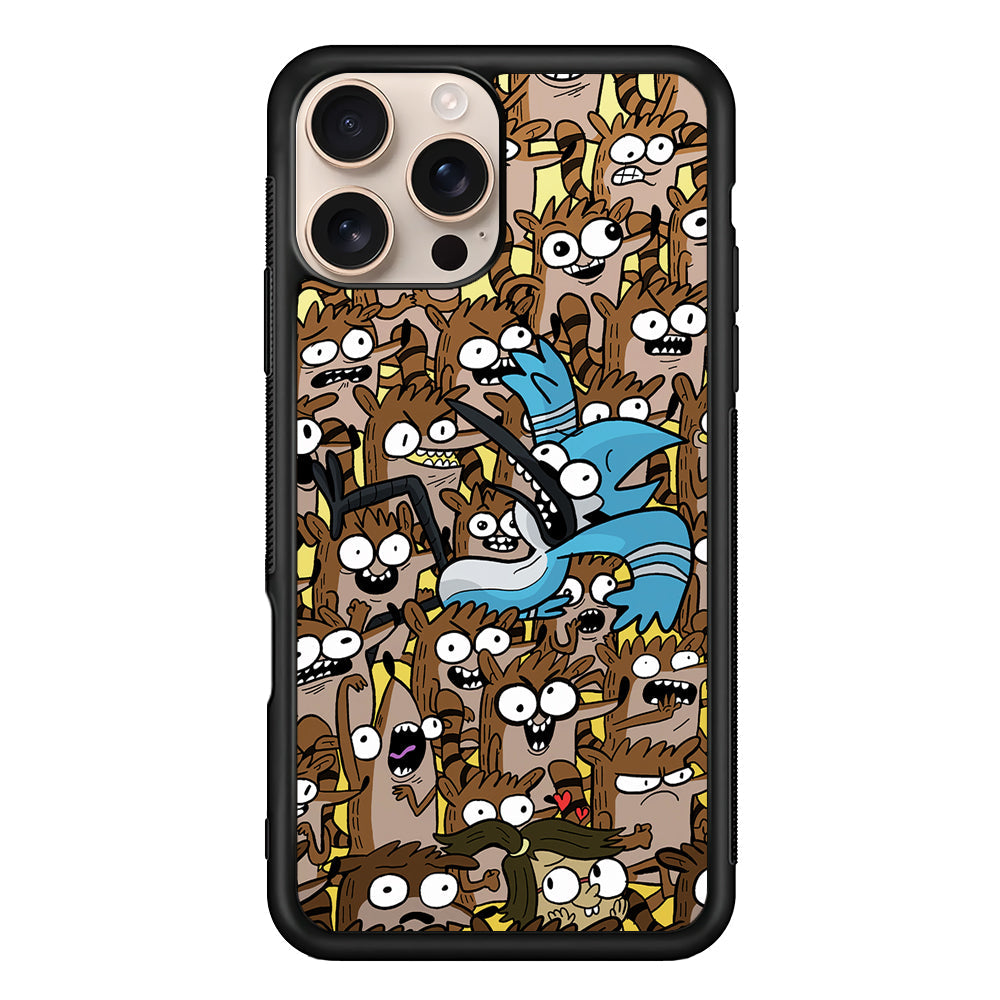 Regular Show Rigby Mordecai Cartoon iPhone 16 Pro Max Case - iPhone 16 Pro Max