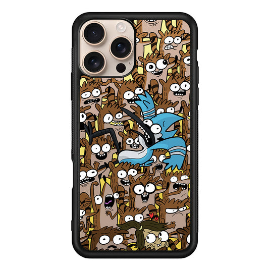 Regular Show Rigby Mordecai Cartoon iPhone 16 Pro Max Case - iPhone 16 Pro Max