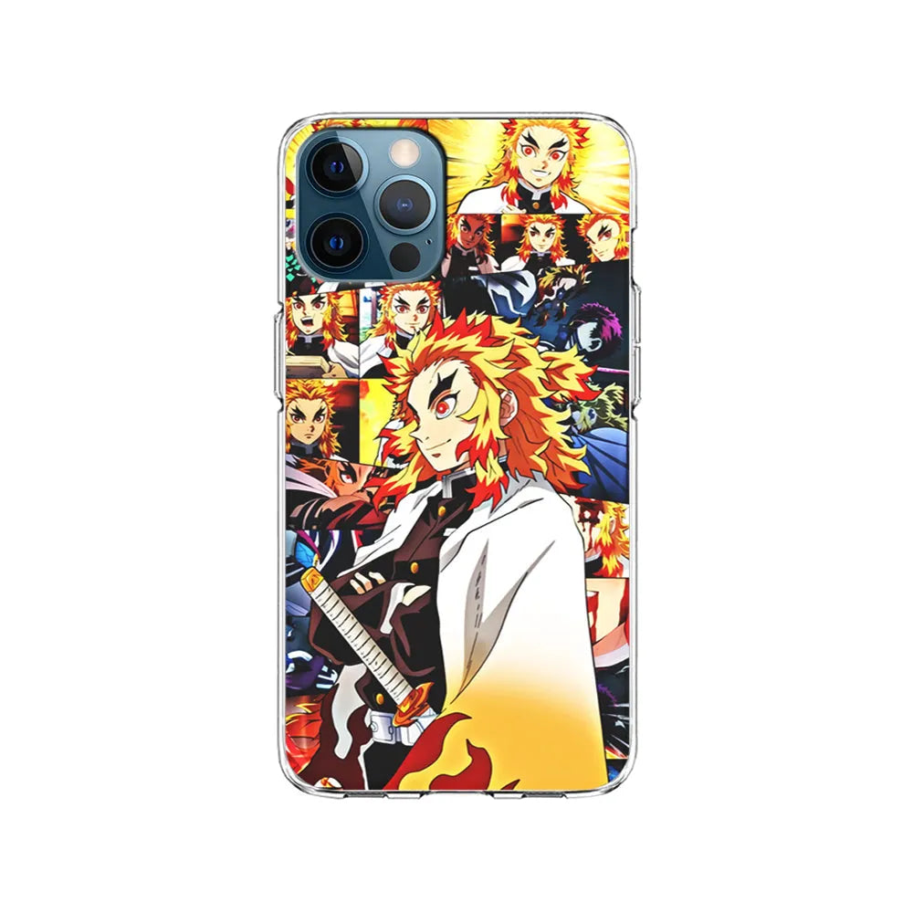 Rengoku Kyojuro Part of Momment iPhone 13 Pro Case-Clear Soft Case-Xtracase