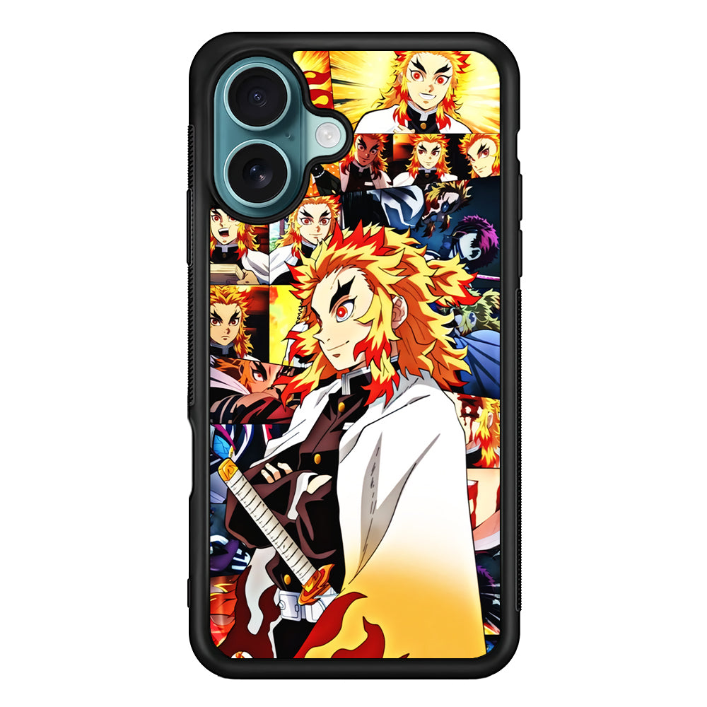 Rengoku Kyojuro Part of Momment iPhone 16 Plus Case - Xtracase