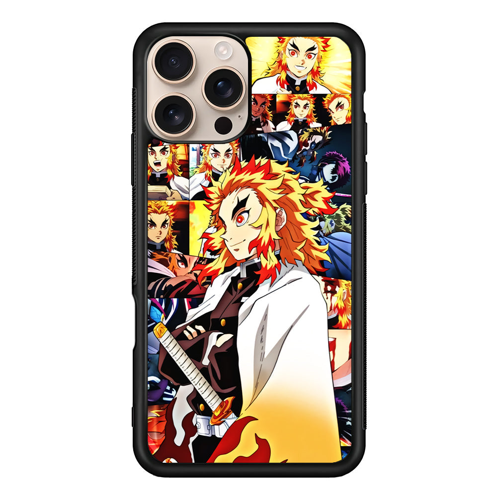 Rengoku Kyojuro Part of Momment iPhone 16 Pro Max Case - iPhone 16 Pro Max