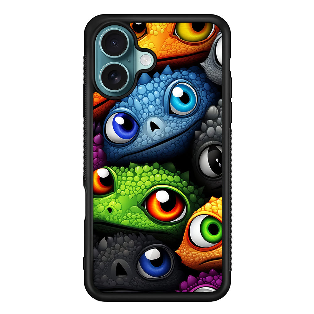 Reptile Eye Cartoon iPhone 16 Plus Case - Xtracase