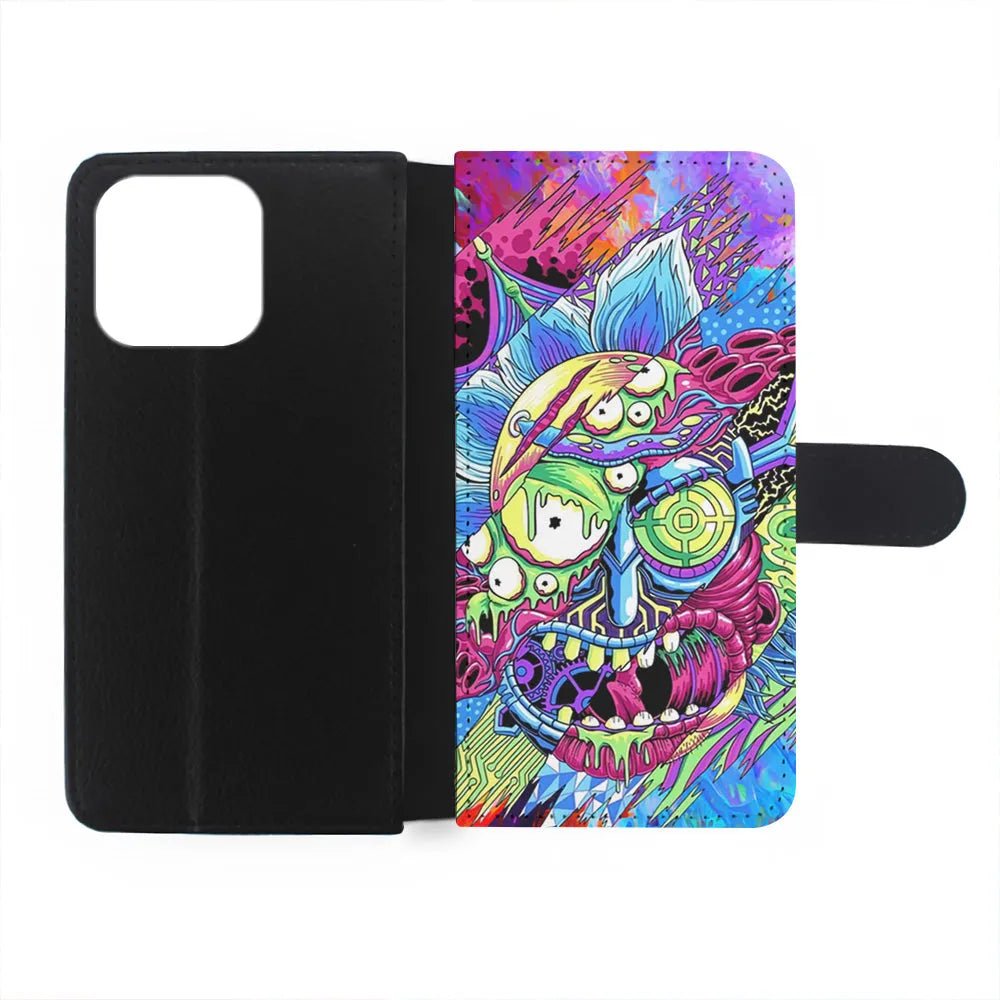 Rick Colour Trippy iPhone 13 Pro Max Case-Flip Wallet Case-Xtracase