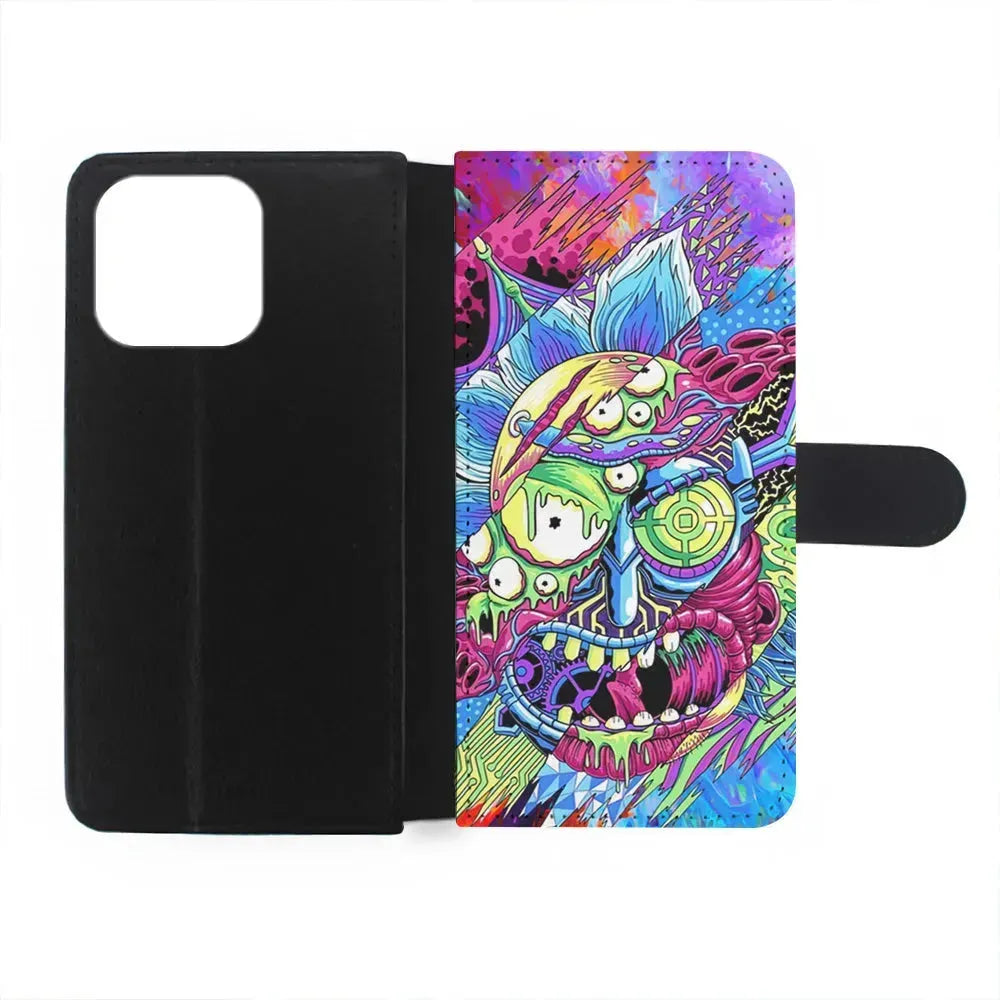 Rick Colour Trippy iPhone 15 Pro Max Case-Flip Wallet Case-Xtracase