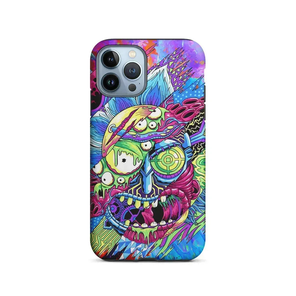Rick Colour Trippy iPhone 15 Pro Max Case-2 in 1 Tough Case-Xtracase