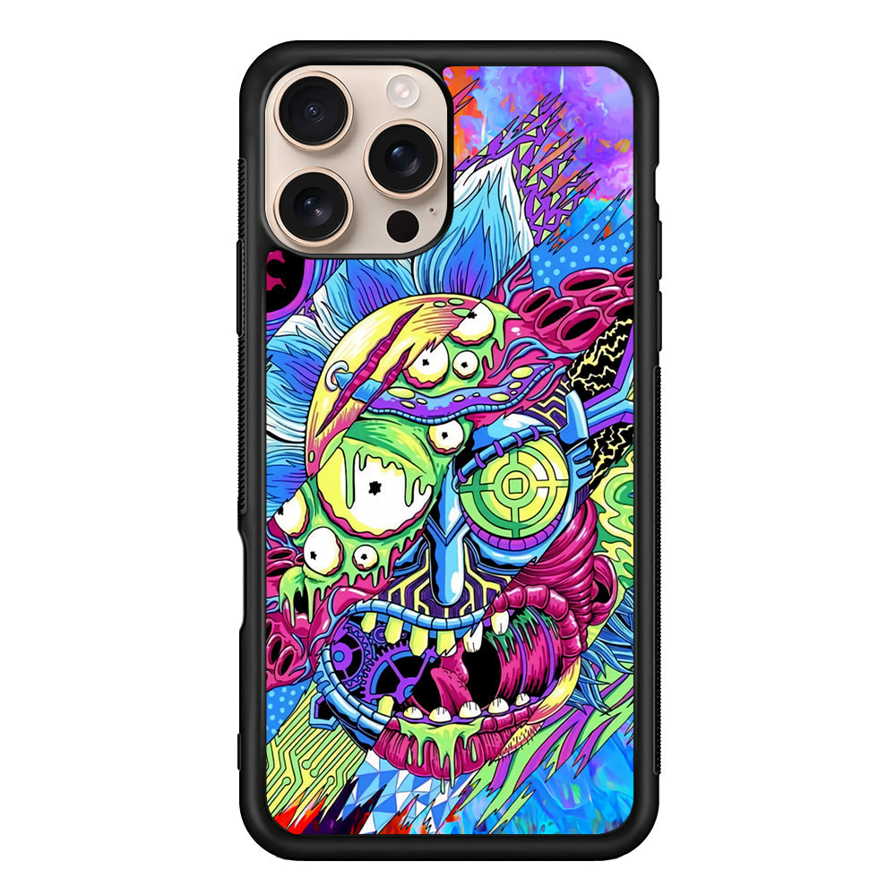 Rick Colour Trippy iPhone 16 Pro Max Case - iPhone 16 Pro Max