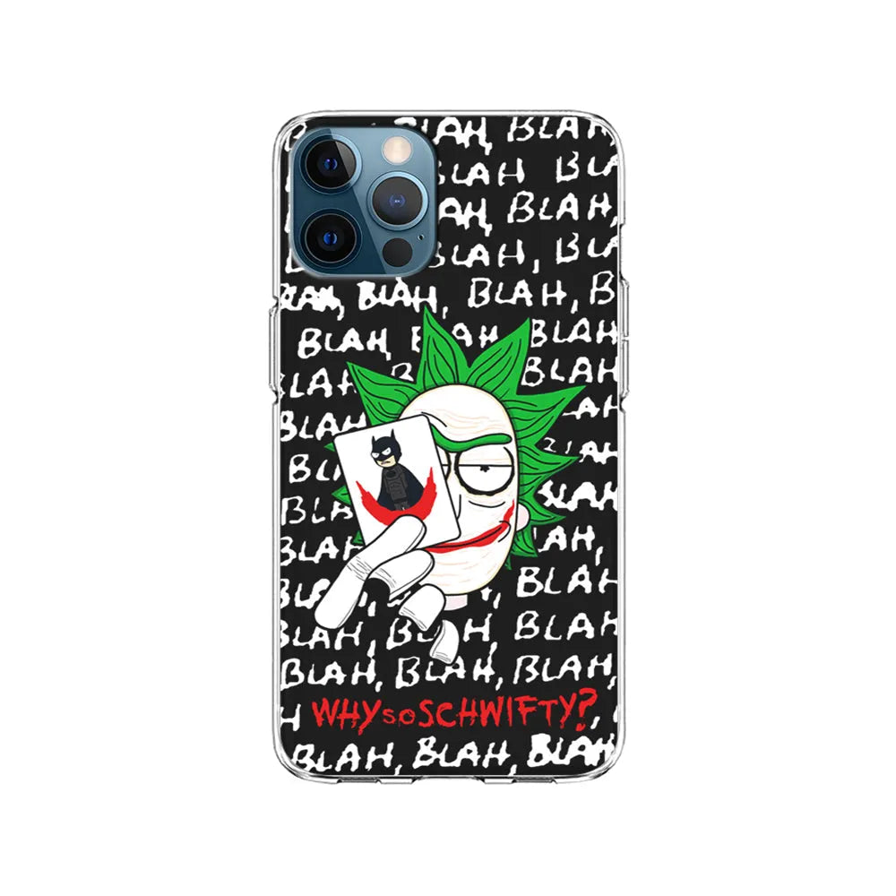 Rick Joker Quotes iPhone 13 Pro Case-Clear Soft Case-Xtracase