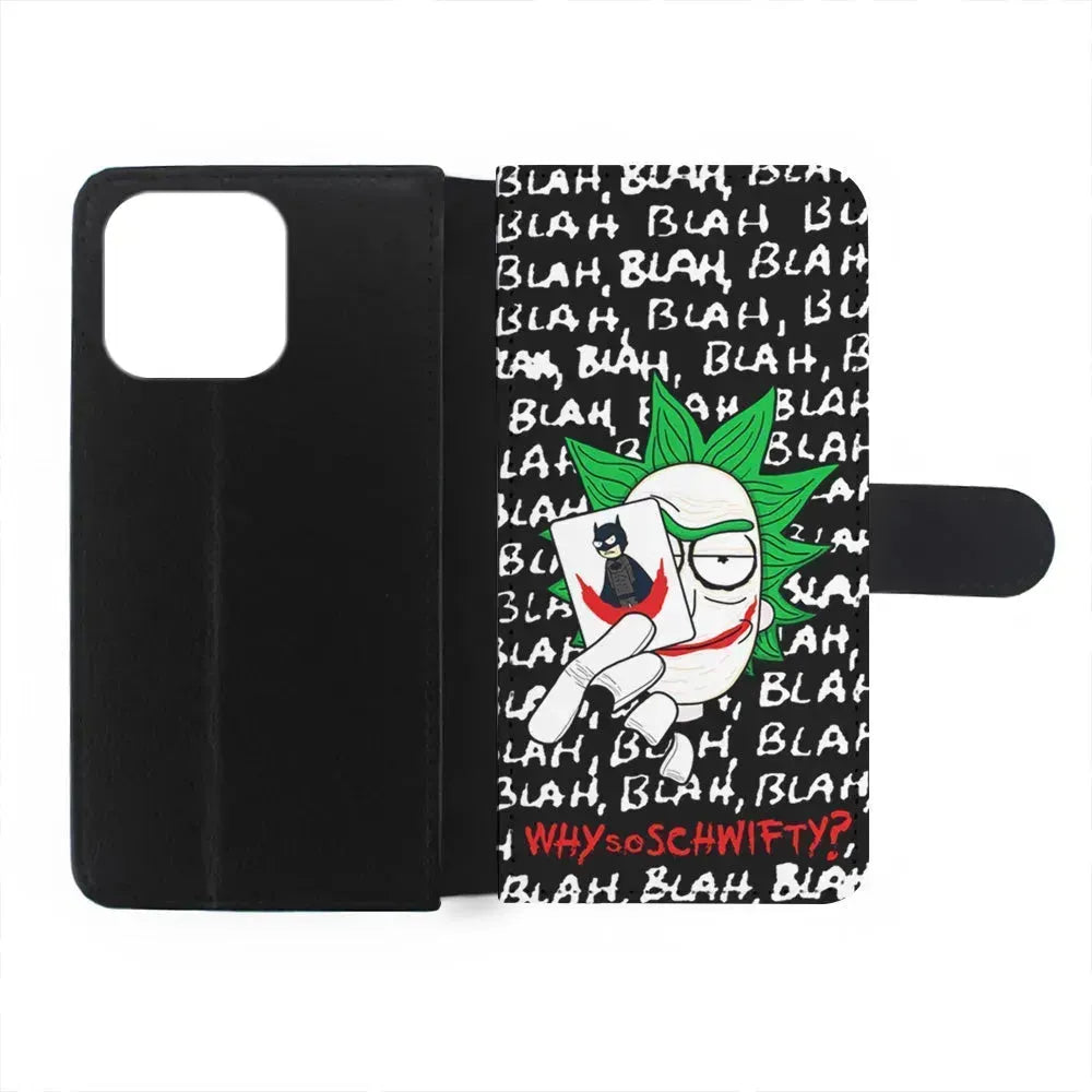 Rick Joker Quotes iPhone 15 Pro Max Case-Flip Wallet Case-Xtracase