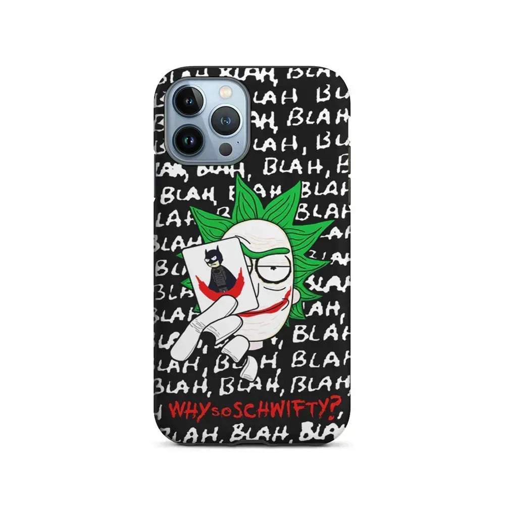 Rick Joker Quotes iPhone 15 Pro Max Case-2 in 1 Tough Case-Xtracase