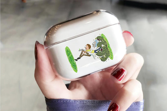 Rick and Morty Gate of Enemy Apple Airpod Pro 3 Clear Case-Xtracase