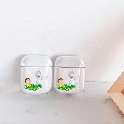 Rick and Morty Insulting Protective Clear Case Cover For Apple Airpods-Xtracase