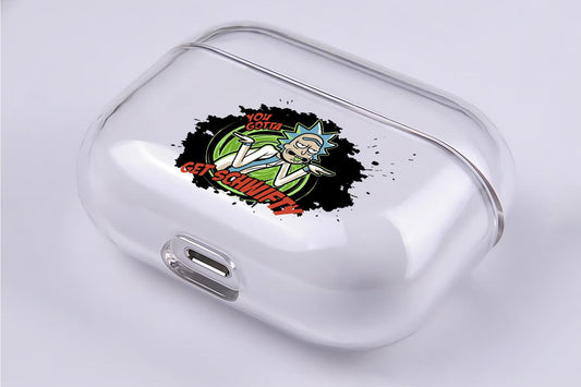Rick and Morty Jeer Face Apple Airpod Pro 2 Clear Case-Xtracase