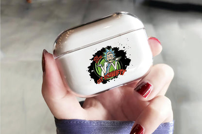 Rick and Morty Jeer Face Apple Airpod Pro 2 Clear Case-Xtracase