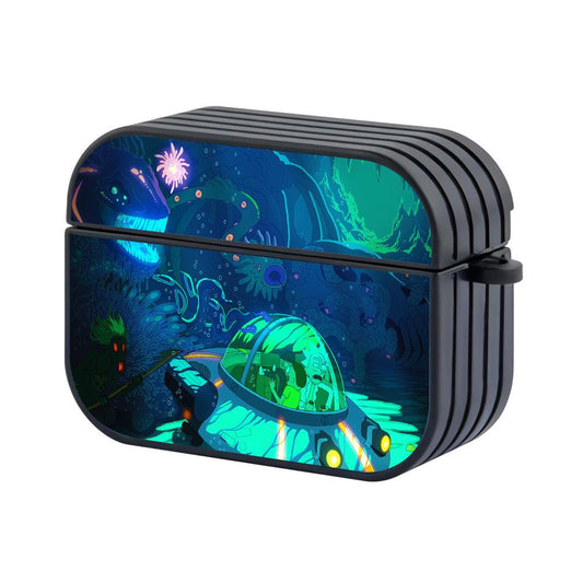 Rick and Morty Get to Know Underwater Life Hard Plastic Case Cover For Apple Airpods Pro-Xtracase