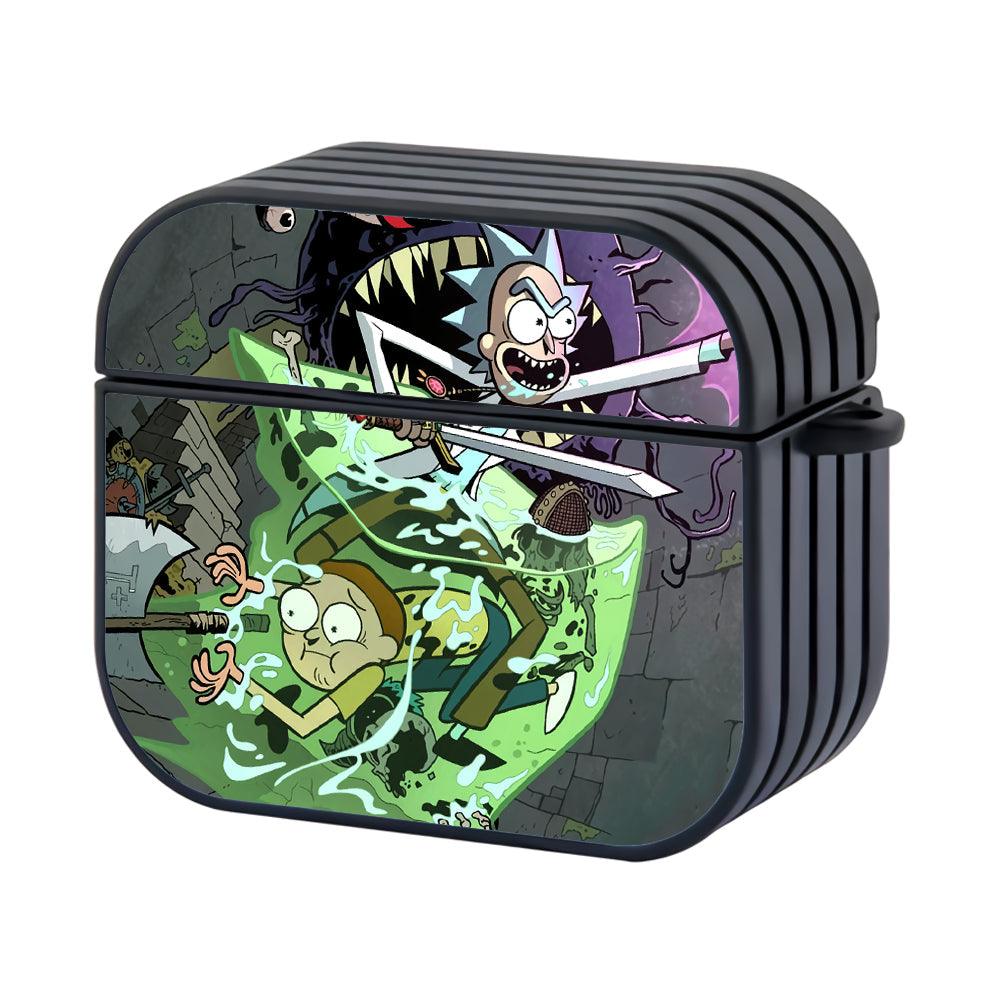 Rick and Morty Opportunity to Bring New Power Hard Work Apple Airpods 4 Case-Xtracase