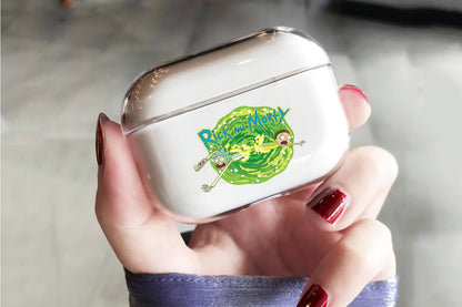 Rick and Morty Portal Apple Airpod Pro 2 Clear Case-Xtracase