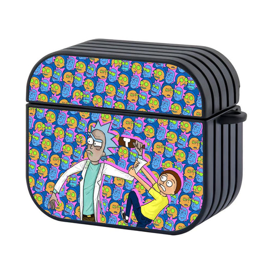 Rick and Morty Prevent Bad Things Hard Plastic Case Cover For Apple Airpods 3-Xtracase