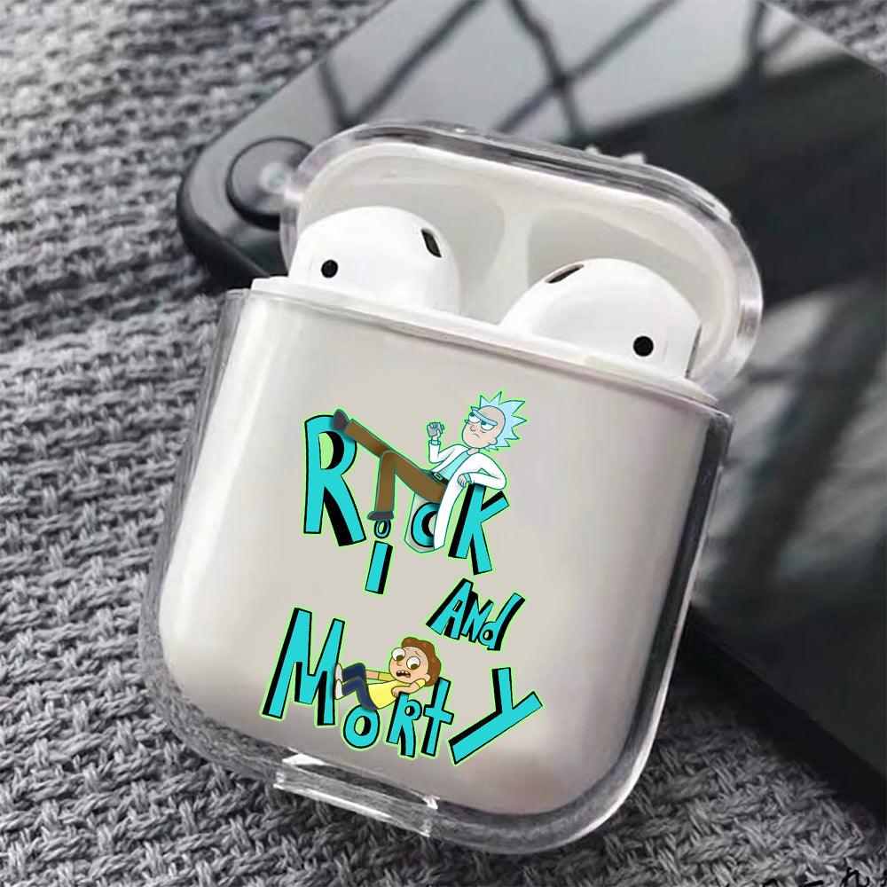 Rick and Morty Relax Protective Clear Case Cover For Apple Airpods-Xtracase