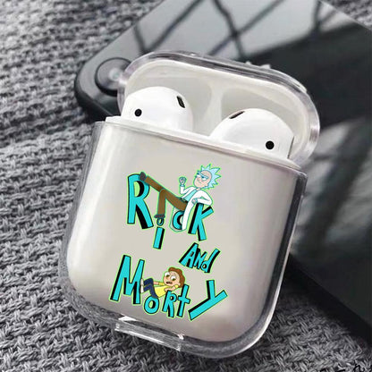 Rick and Morty Relax Protective Clear Case Cover For Apple Airpods-Xtracase