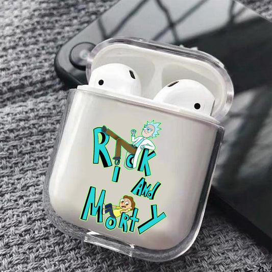 Rick and Morty Relax Protective Clear Case Cover For Apple Airpods-Xtracase