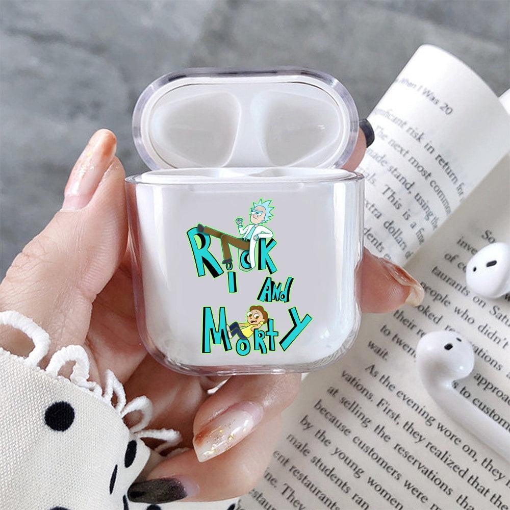 Rick and Morty Relax Protective Clear Case Cover For Apple Airpods-Xtracase