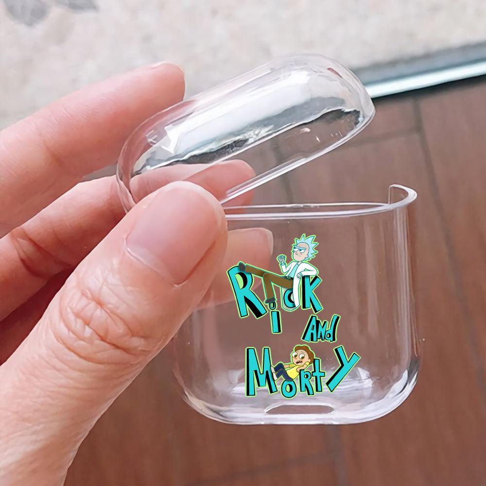 Rick and Morty Relax Protective Clear Case Cover For Apple Airpods-Xtracase