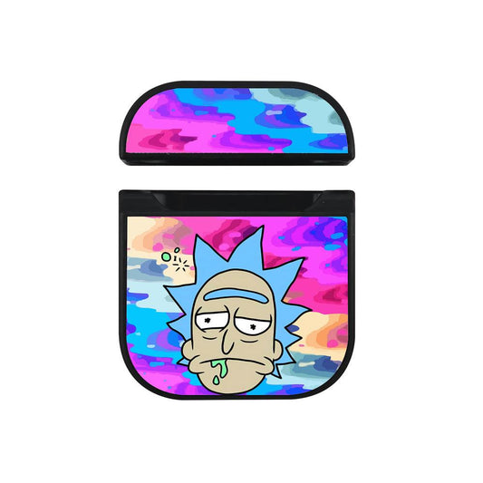 Rick and Morty Tired and Bored Hard Plastic Case Cover For Apple Airpods-Xtracase